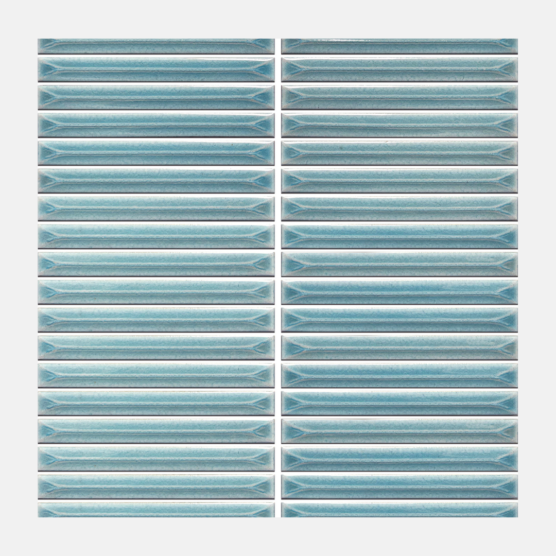 Axos Gloss Blue Kit Kat Mosaic Tile 15X145