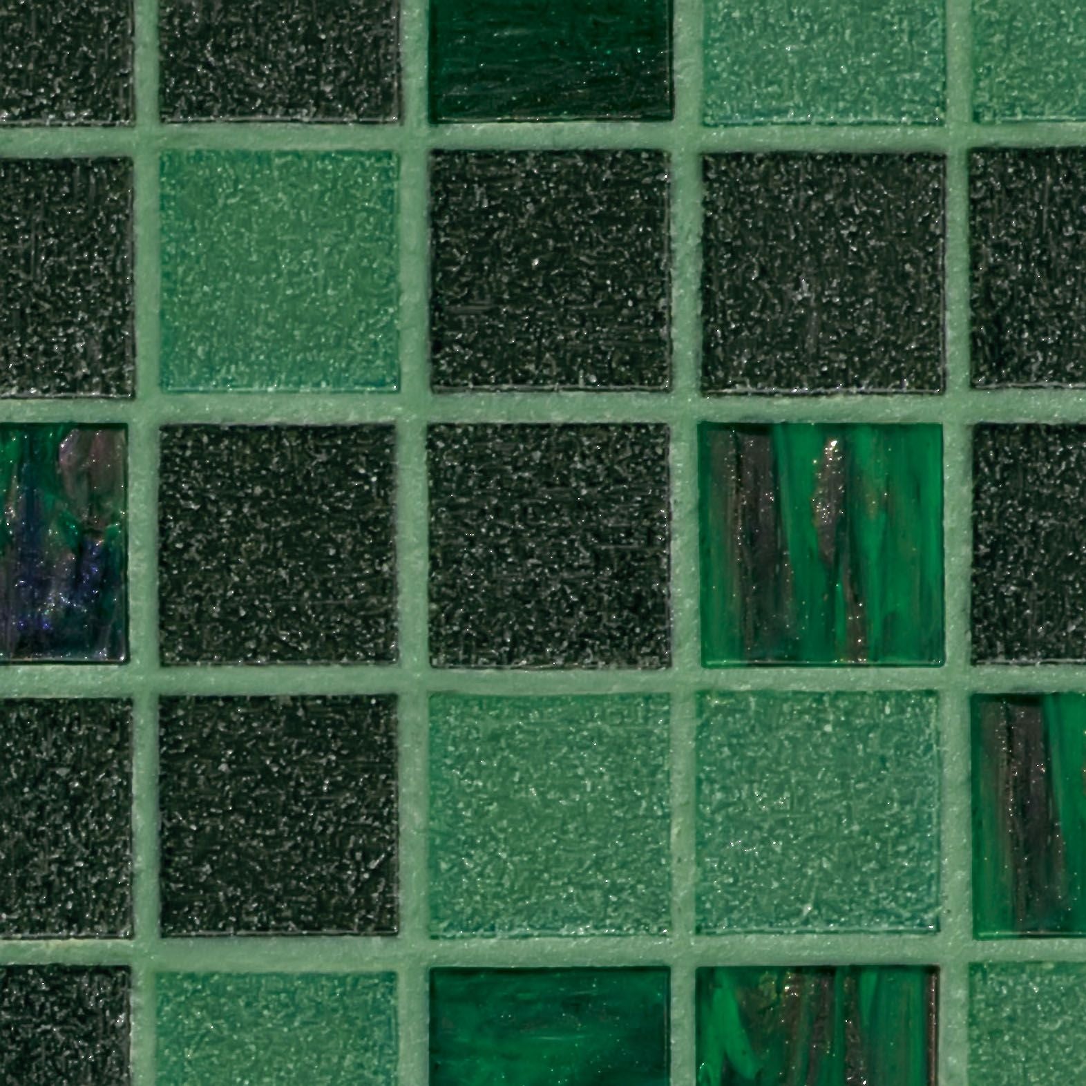 Bisazza Alloro Teal 20x20 Mosaic