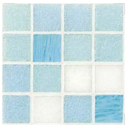 Bisazza Seychelles Blue 20x20 Mosaic