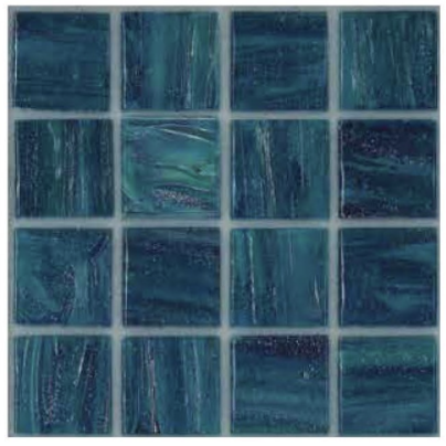 Bisazza GM 20.57 Teal 20x20 Mosaic
