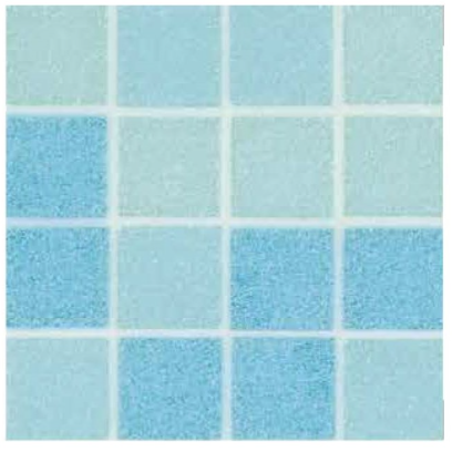 Bisazza Galapagos Blue 20x20 Mosaic