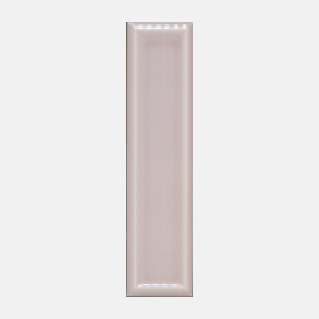 Civita Gloss Frame Pink Subway Tile 68X280