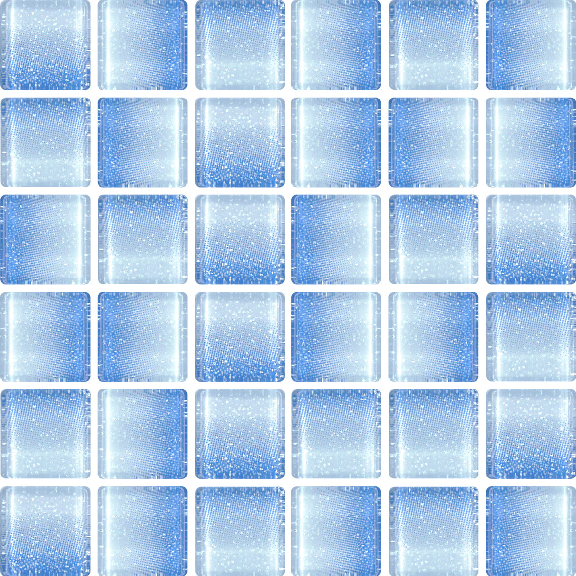 Echo Fusion Pacific Blue 20x20 Mosaic