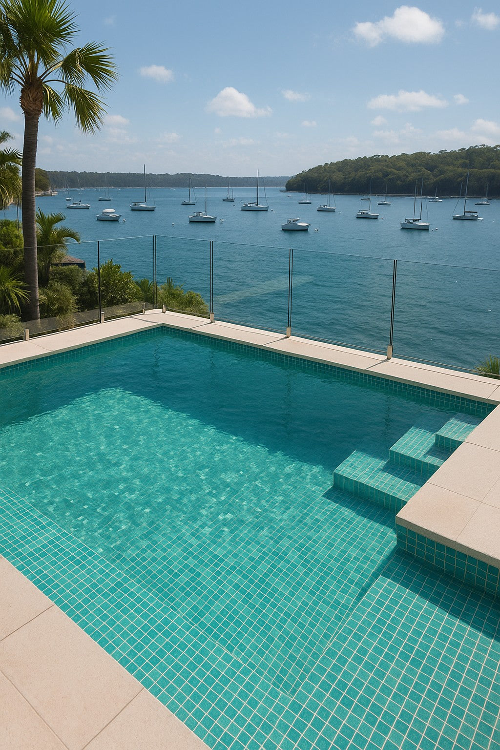 Echo Fusion Teal 20x20 Mosaic