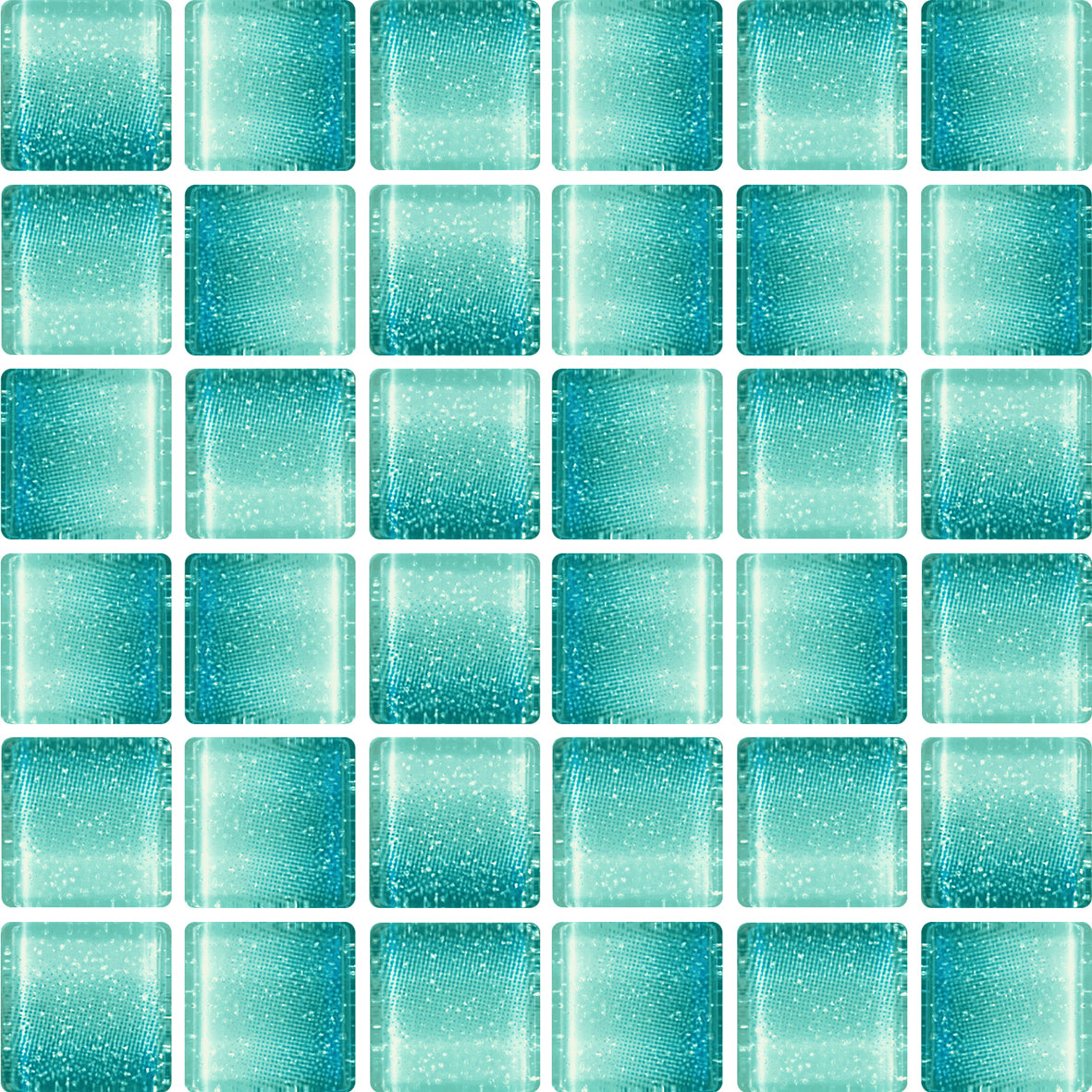 Echo Fusion Teal 20x20 Mosaic