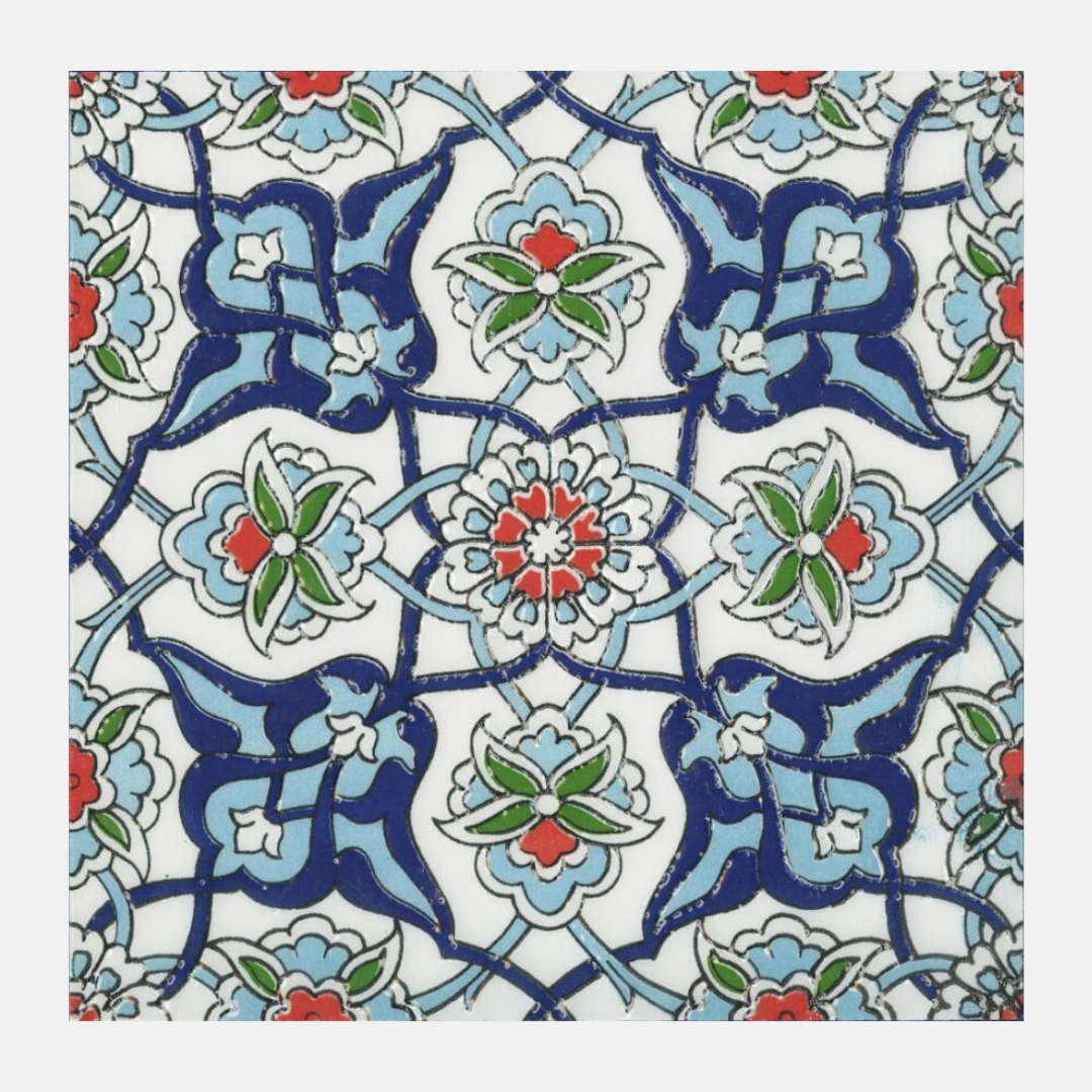 Grosseto Gloss Dark Blue Pattern Subway Tile 200X200