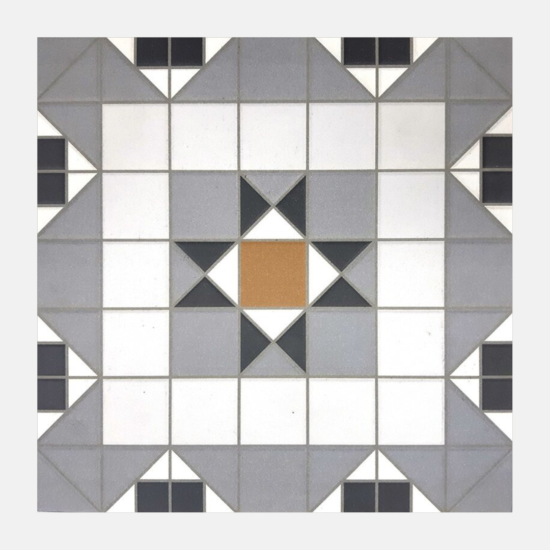 Hervas Matte Kendal Tessellated Mosaic Tile 316X316