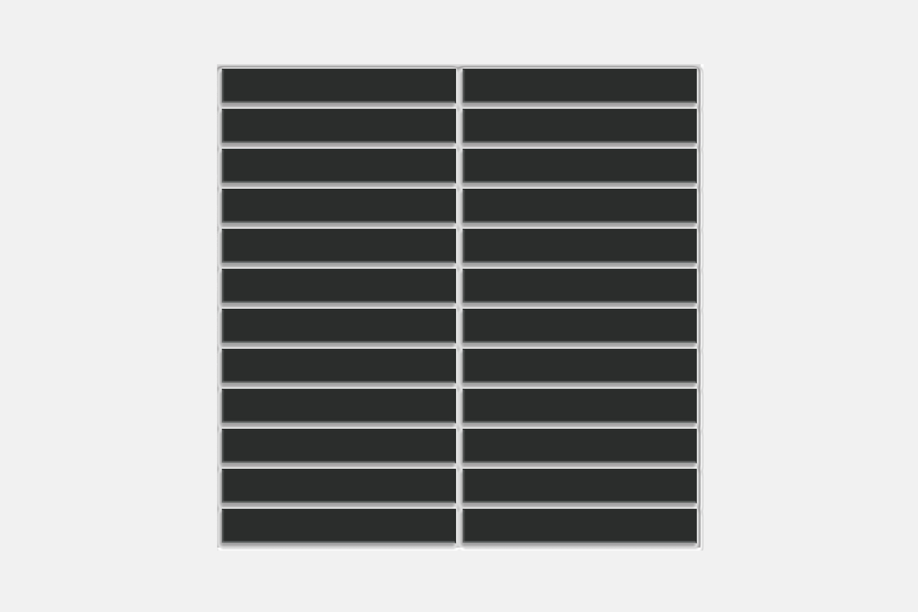 Kit Kat Black Satin Mosaic 22.5x146.5