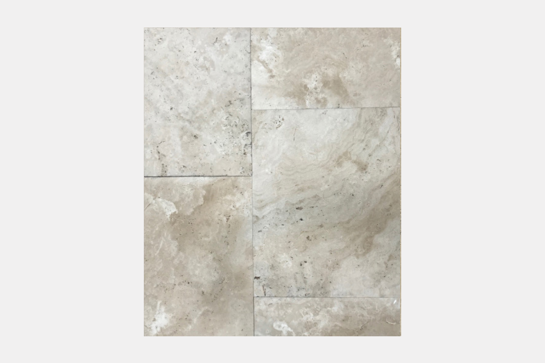 Ivory Cloud Honed & Unfilled Travertine Tile 610x610x12