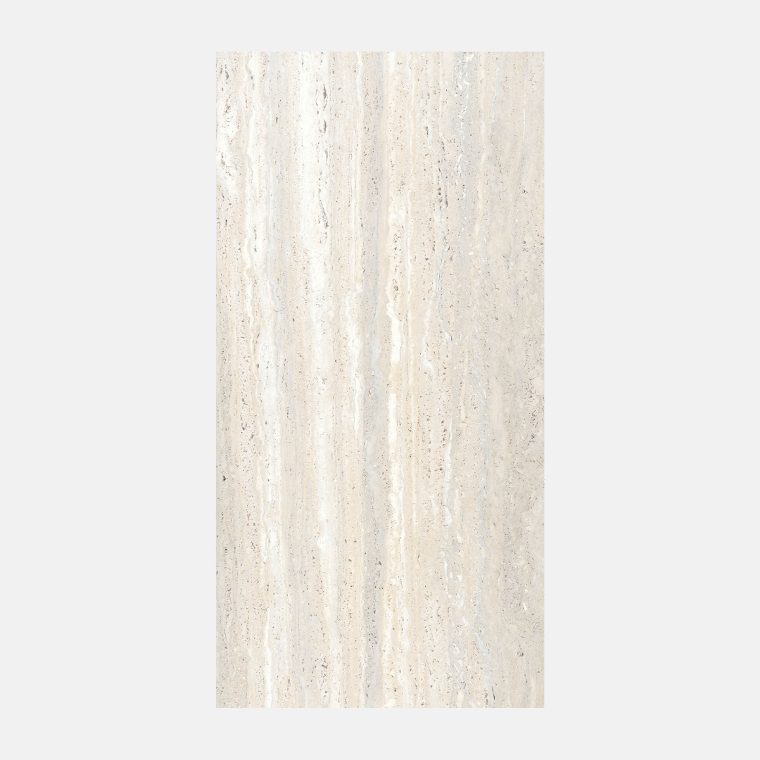 Lindau Matte White Travertine Look Tile 600X1200