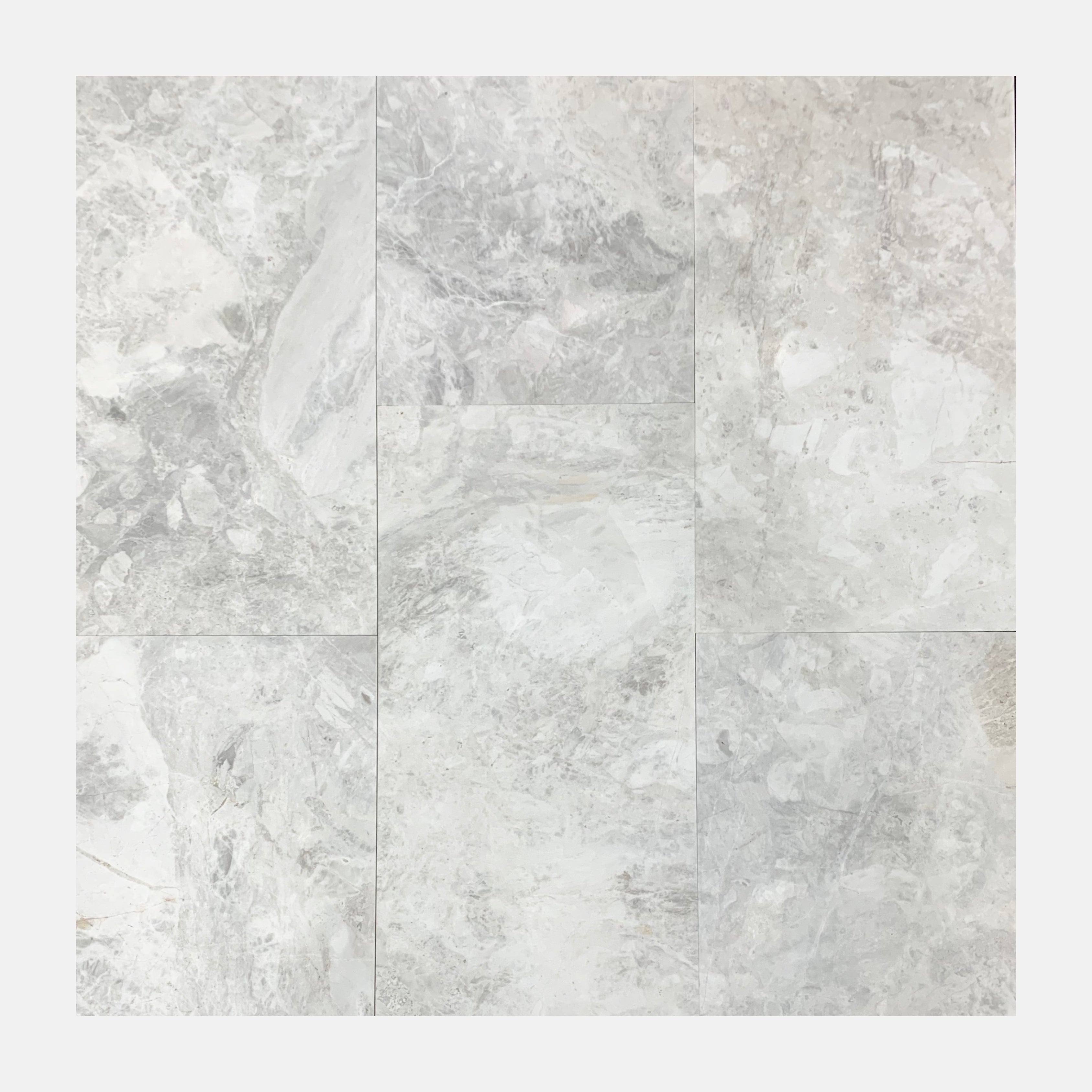 Frost White Honed Marble Tile 610X610X12