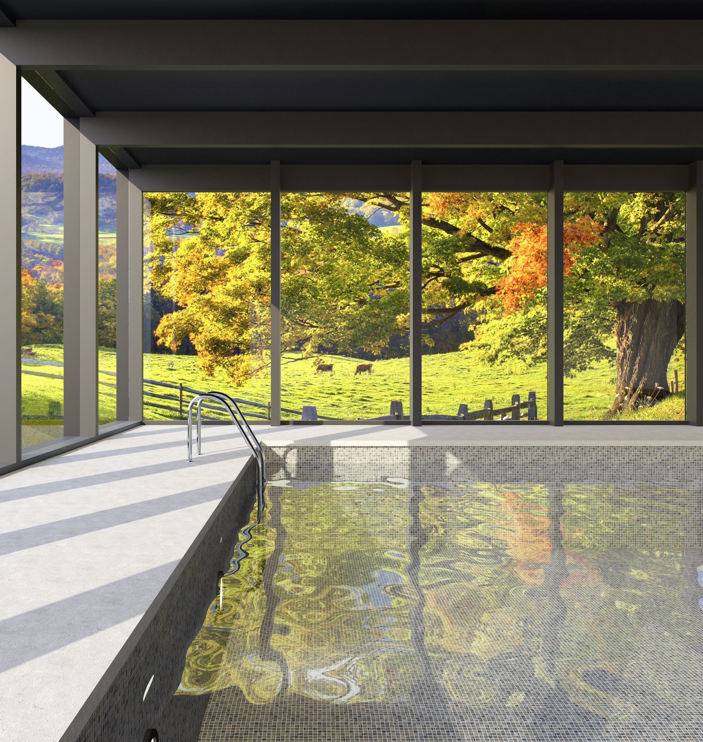 Echo Pearl Pewter 20x20 Mosaic