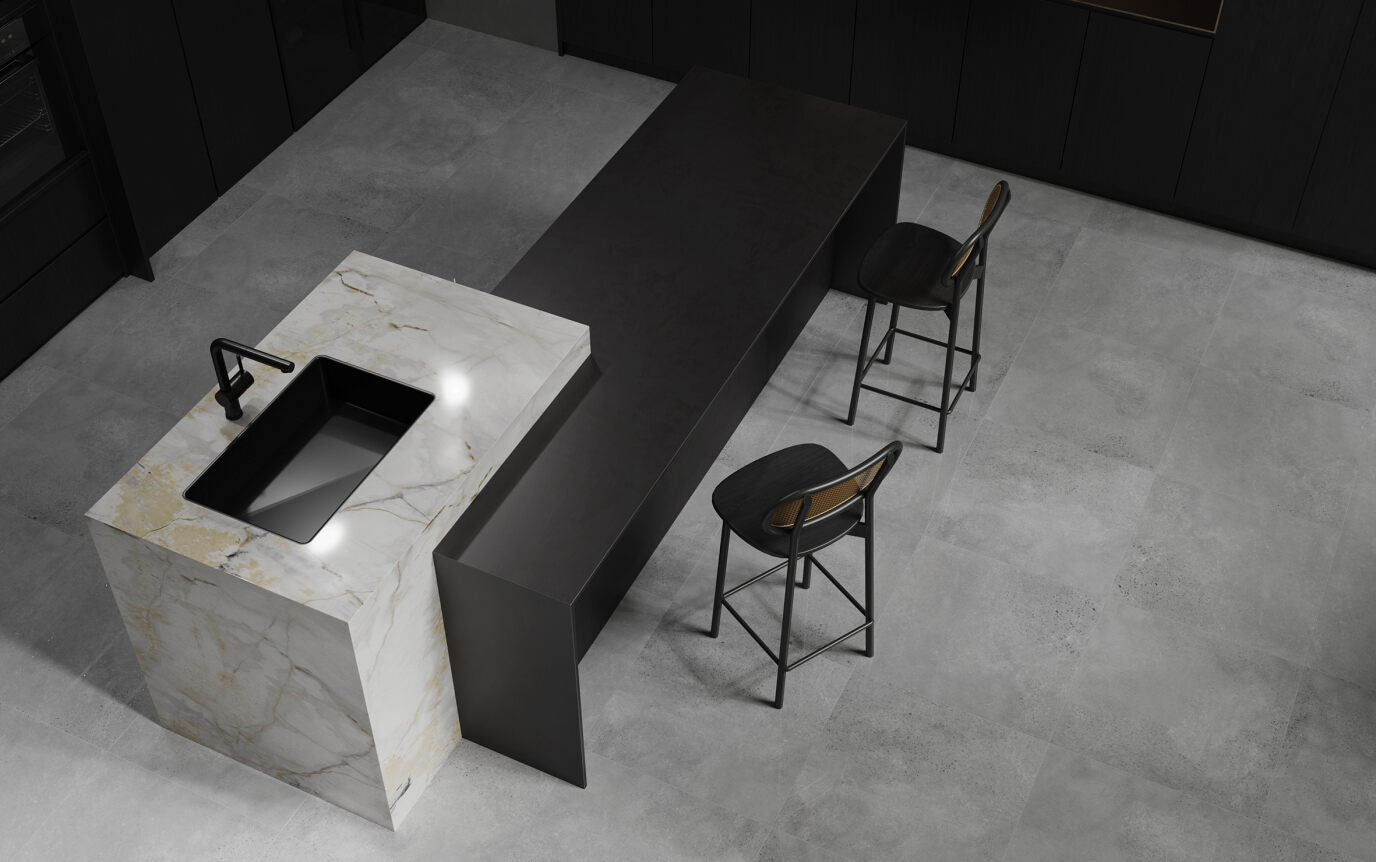 Ravenna Matte Grey Limestone Look Tile 300X600