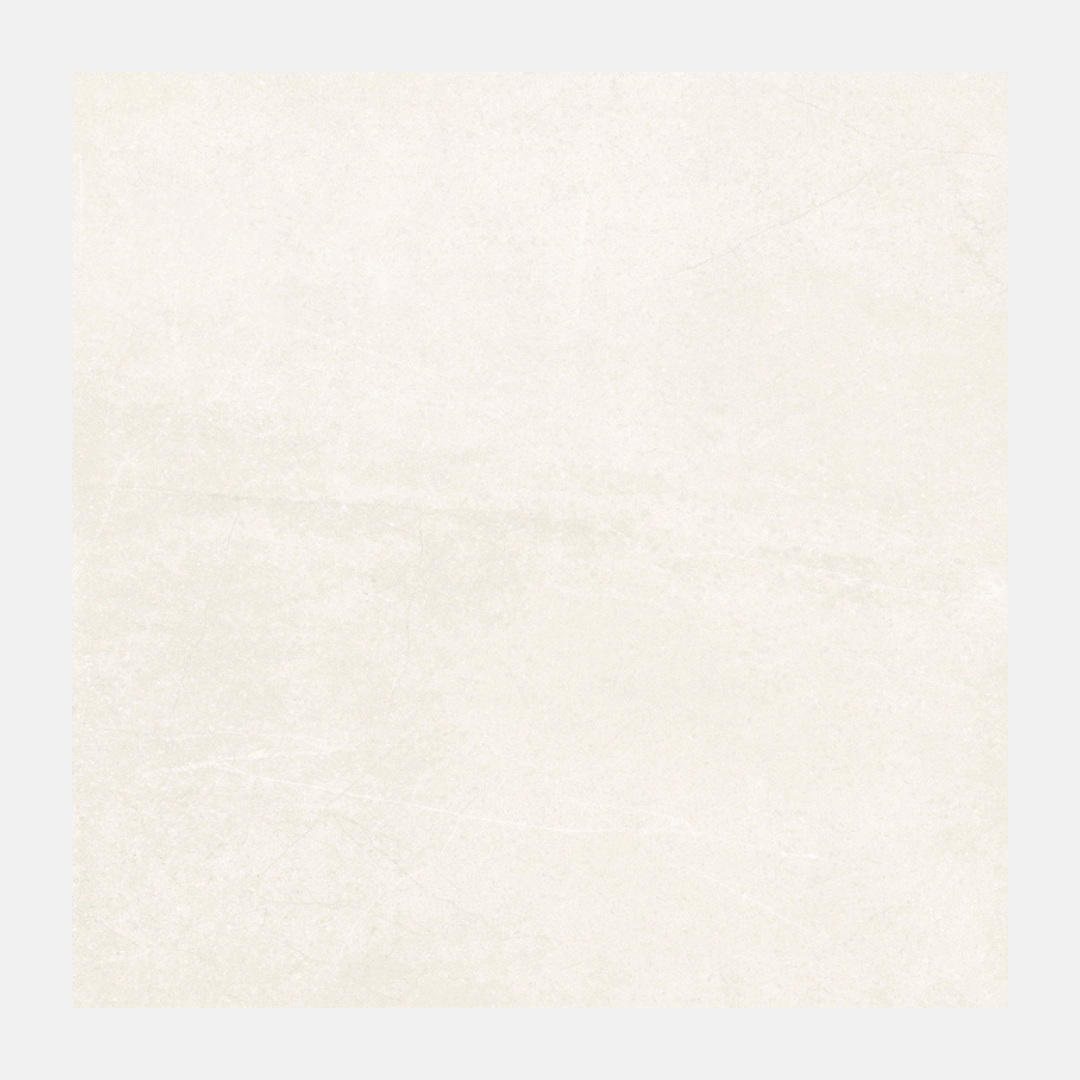 Tarazona Matte White Stone Look Tile 600X600