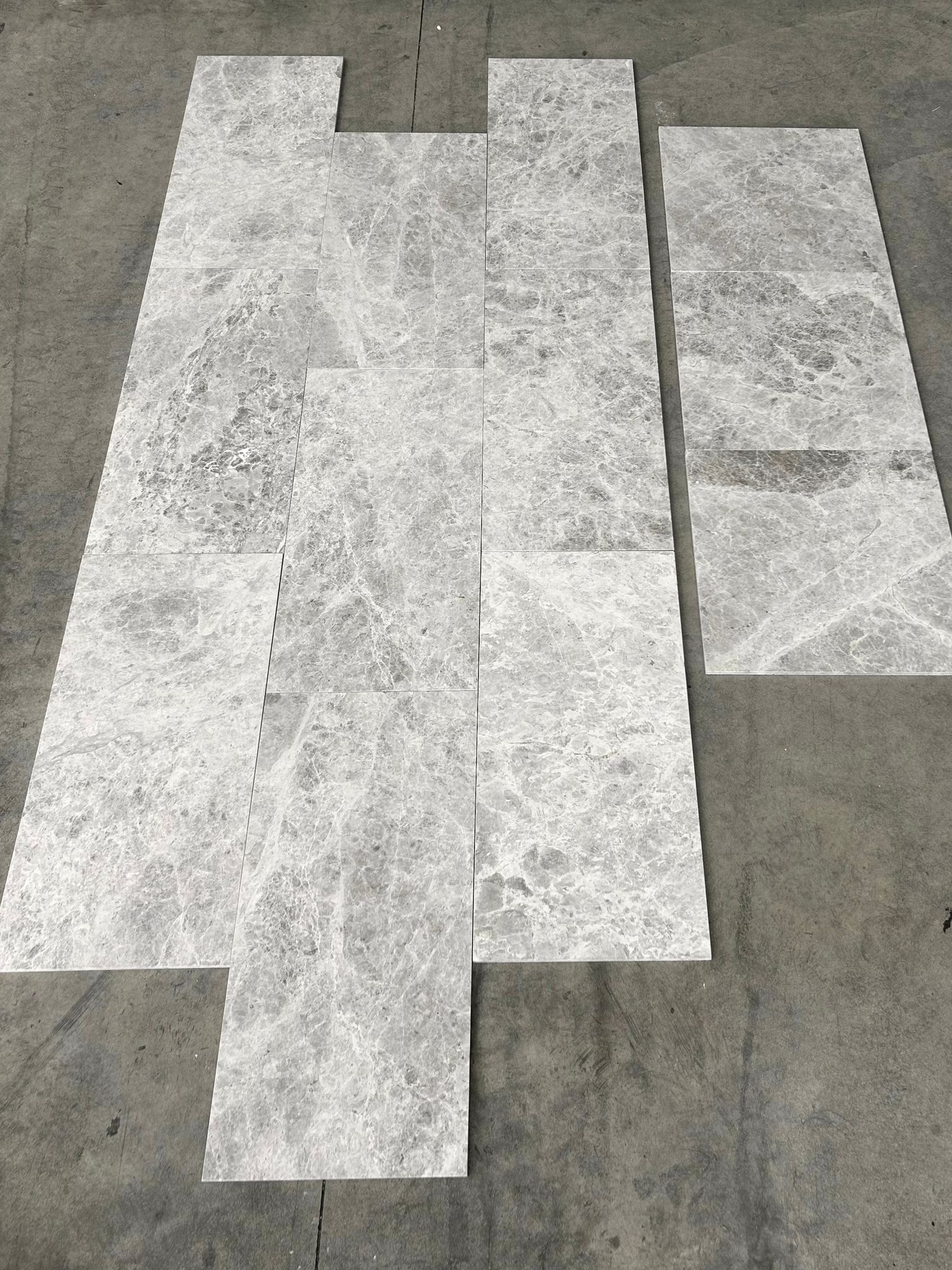 Nordic Grey Honed Marble Tile 610X610X15