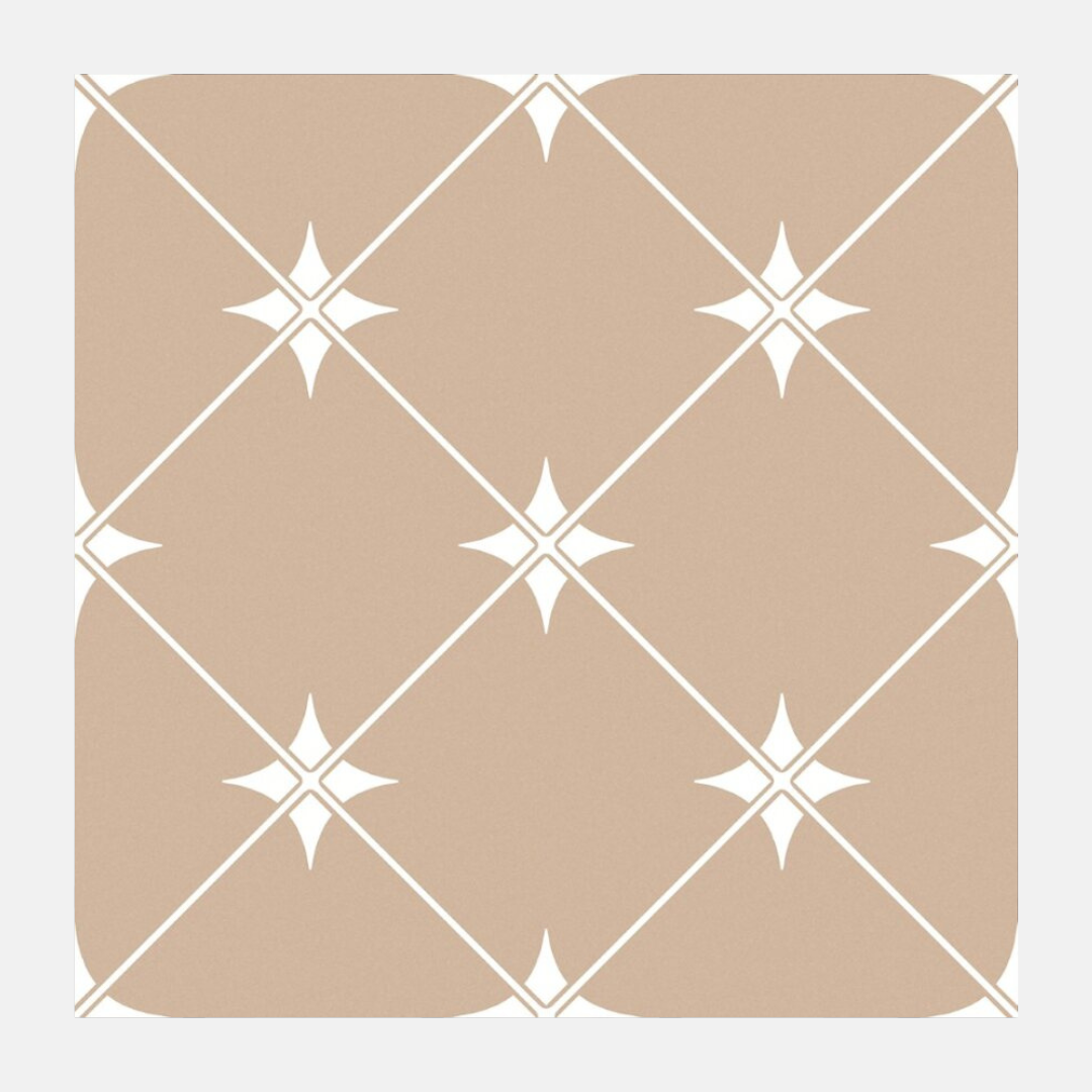 Urbino Matte Brown Pattern Tile 300X300