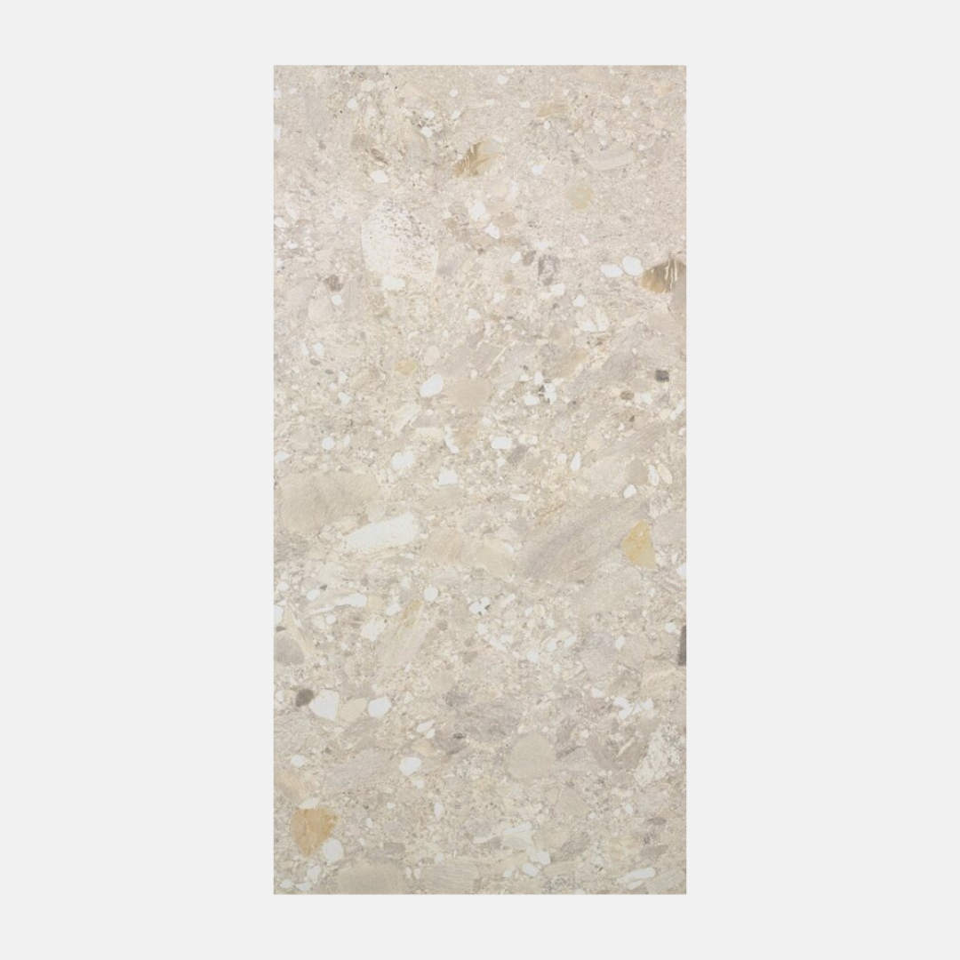 Zahara Matte White Stone Look Tile 600X1200