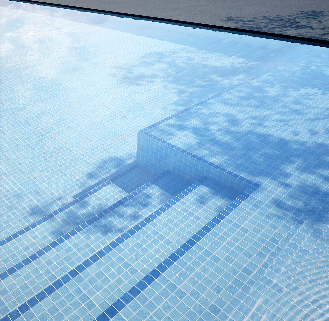 Pelago Aqua 47x47 Mosaic