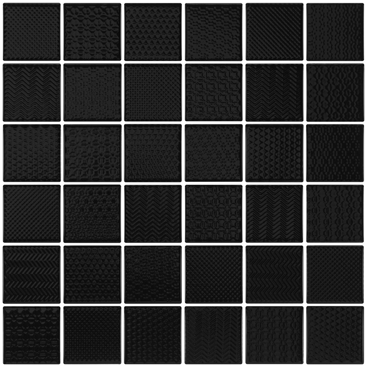 Pelago Graphite 47x47 Mosaic