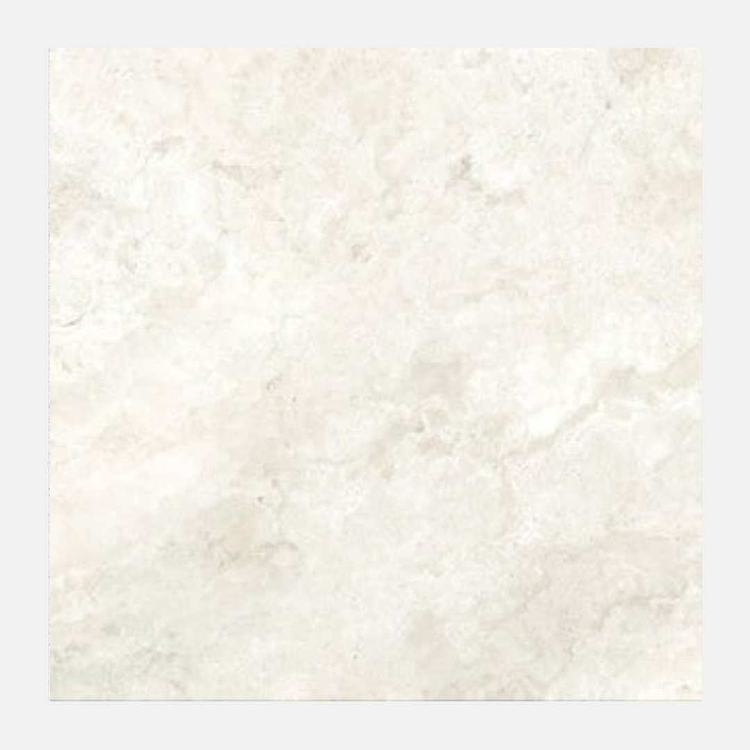 Alassio White Travertine-Look External Tile 600x600