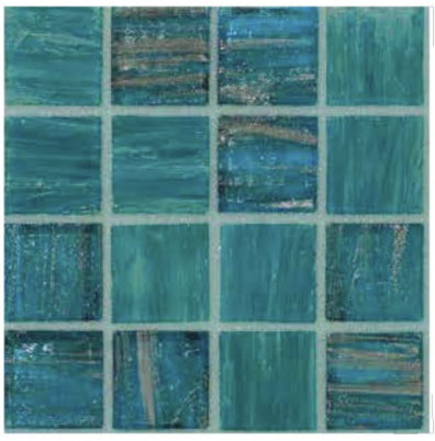 Bisazza Paola Teal 20x20 Mosaic