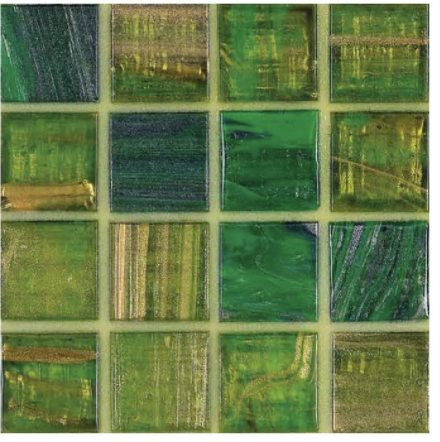 Bisazza l'elba Green 20x20 Mosaic