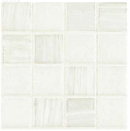 Bisazza Ghiaccio Plus White 20x20 Mosaic