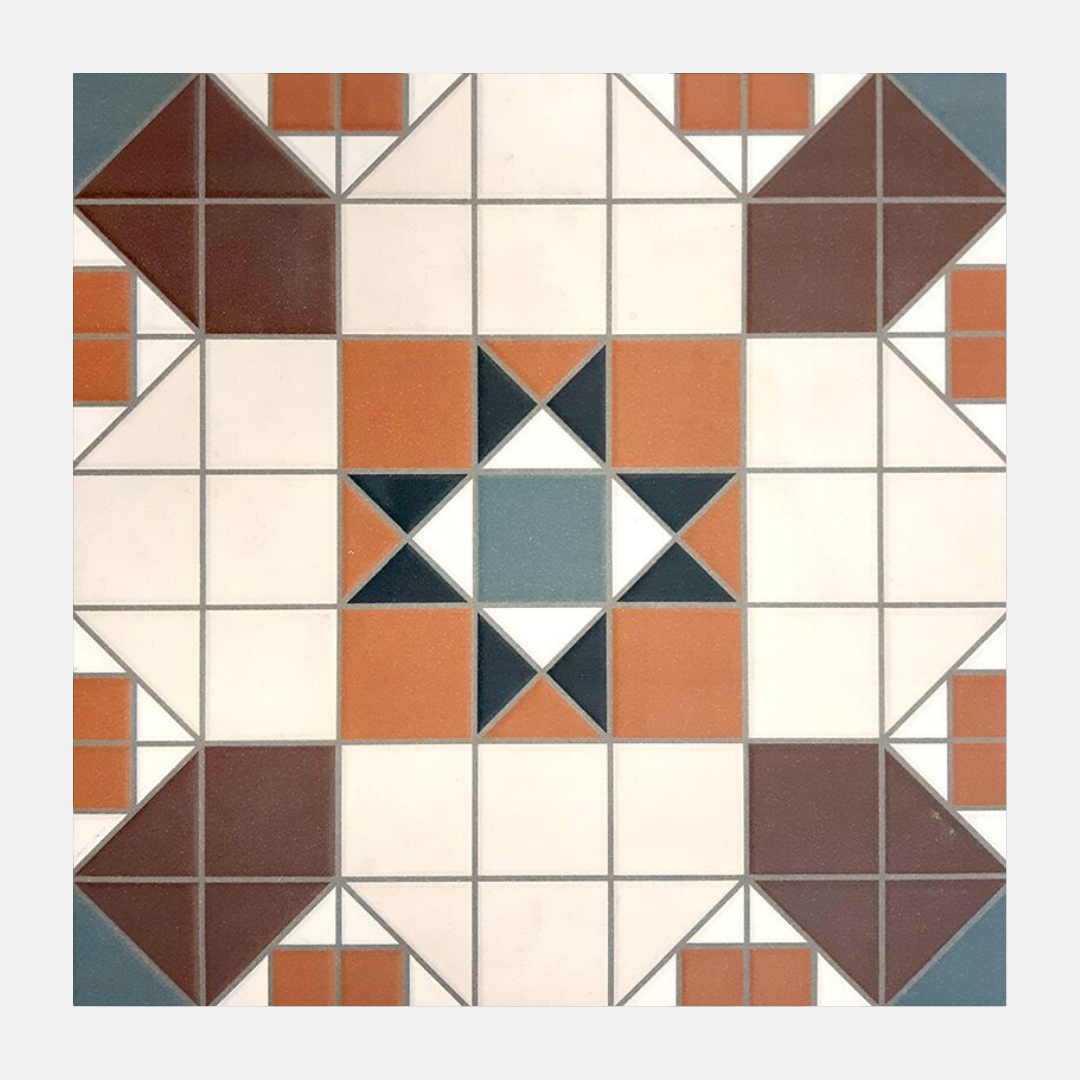 Hervas Matte Blakeneny Tessellated Mosaic Tile 316x316