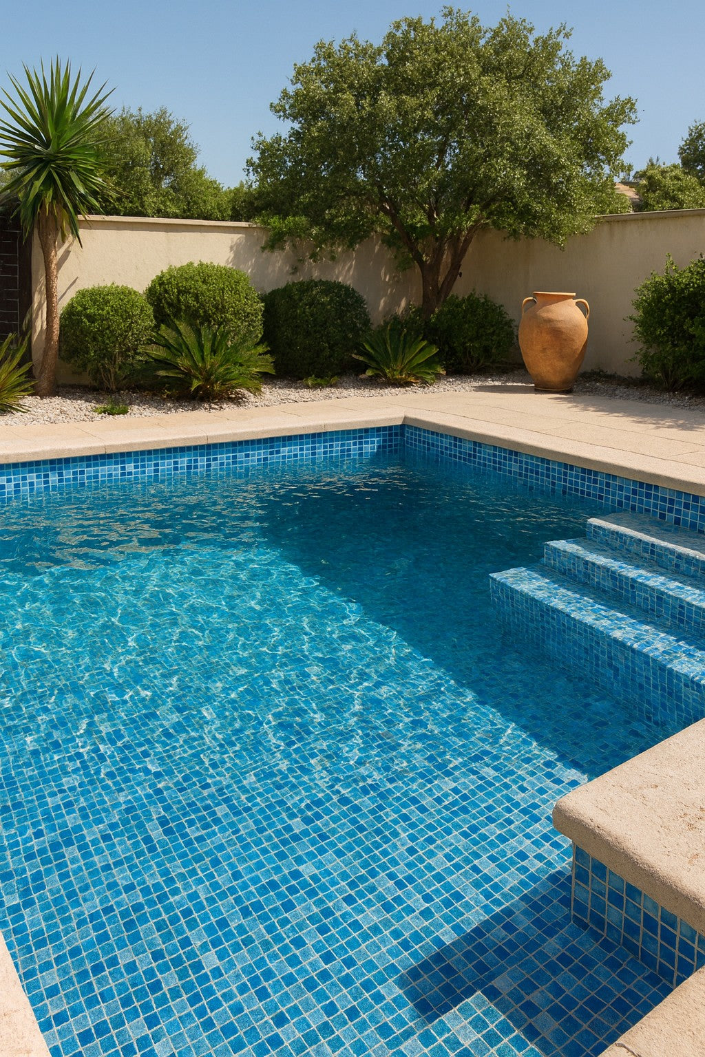 Echo Crystal Blue 20x20 Mosaic