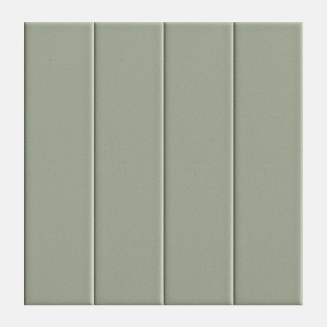 Cardona Light Green Satin Subway Tile 50x200