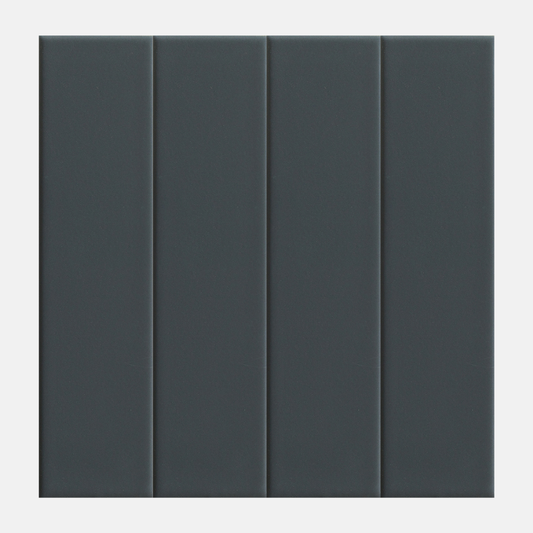 Cardona Dark Grey Satin Subway Tile 50x200