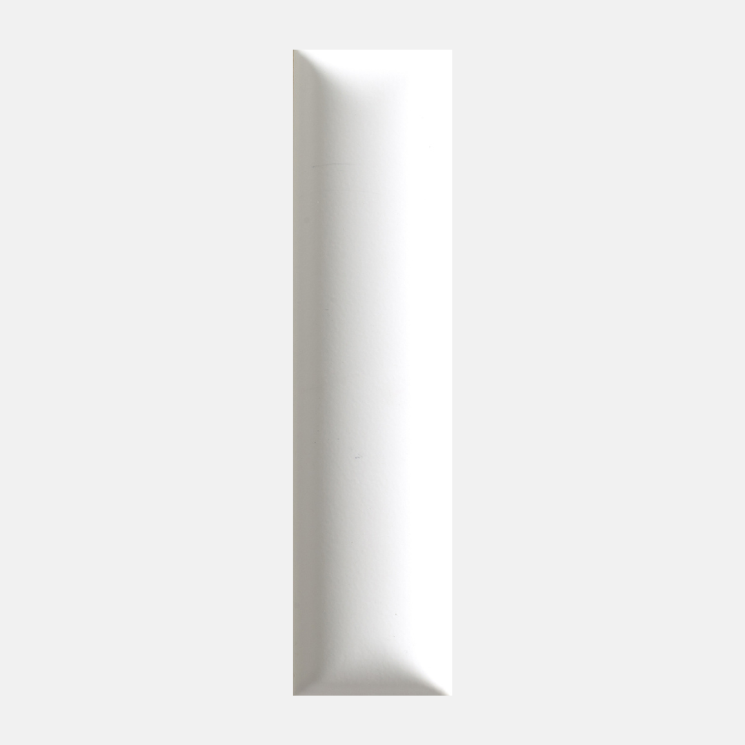 Cardona White Satin Dune Subway Tile 50x200