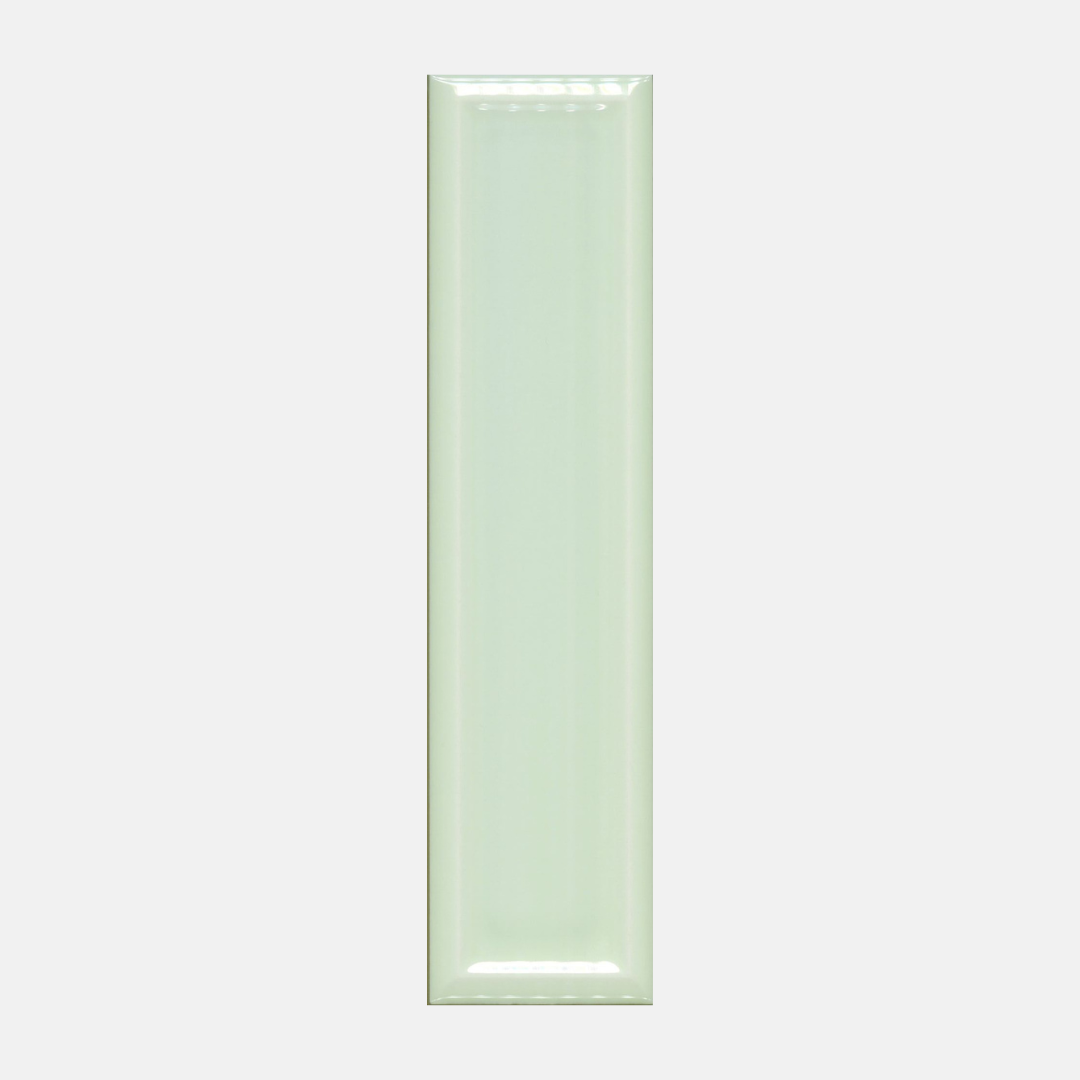 Civita Wavy Satin Green Subway Tile 68X280