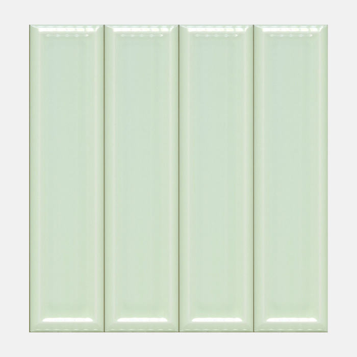 Civita Gloss Frame Green Subway Tile 68x280