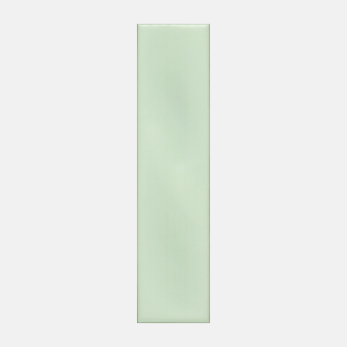 Civita Wavy Satin Green Subway Tile 68x280