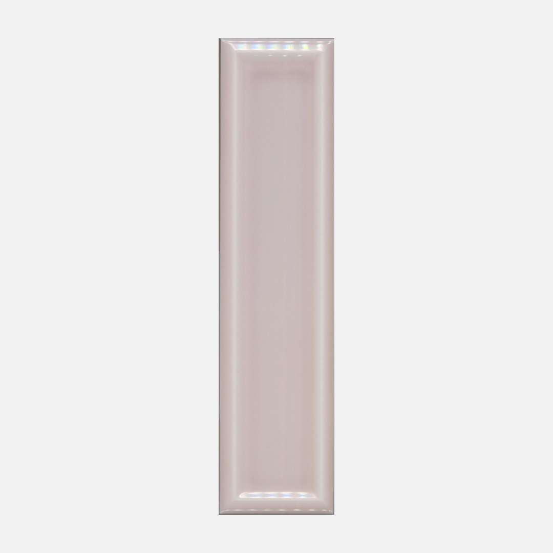 Civita Gloss Frame Pink Subway Tile 68x280