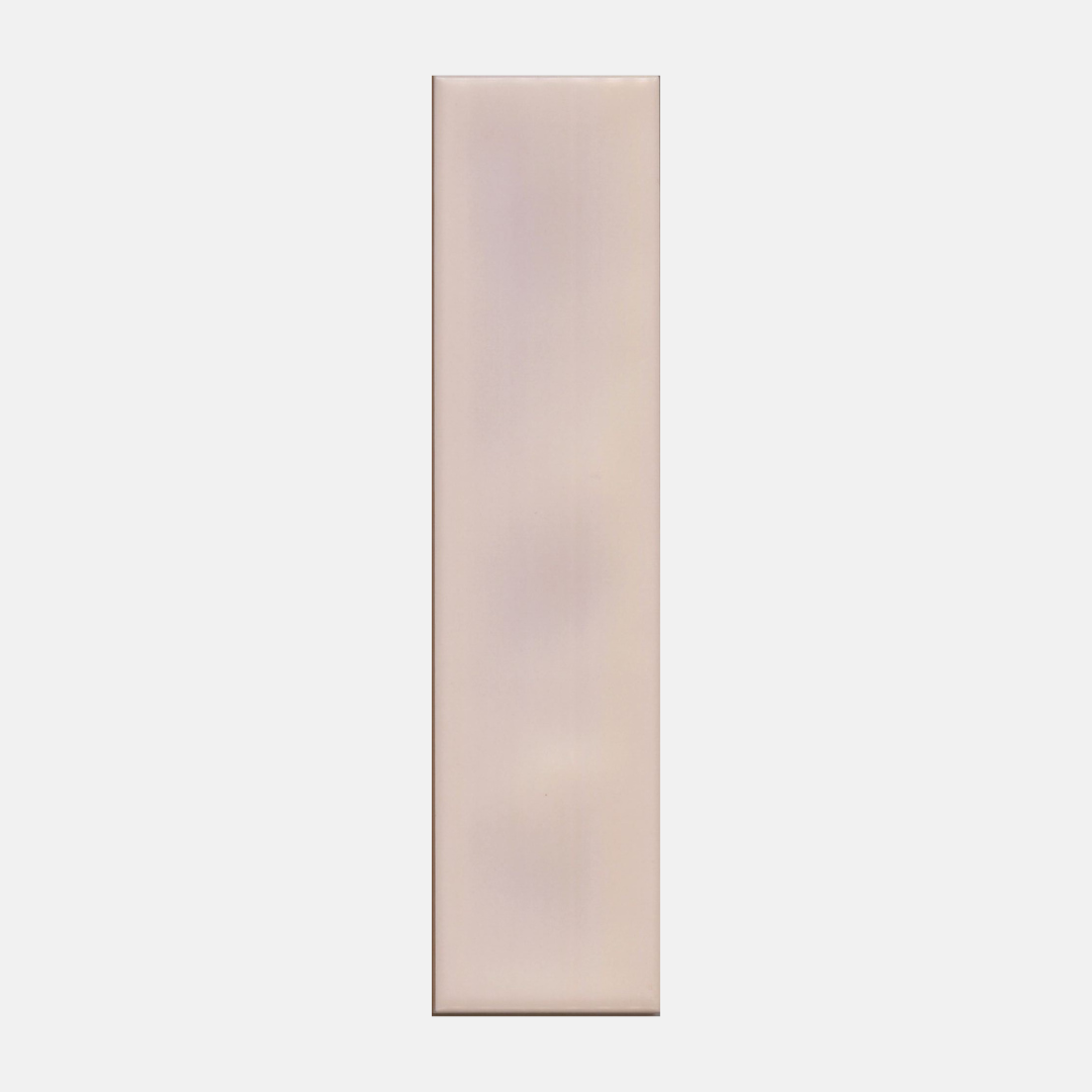 Civita Wavy Satin Pink Subway Tile 68x280