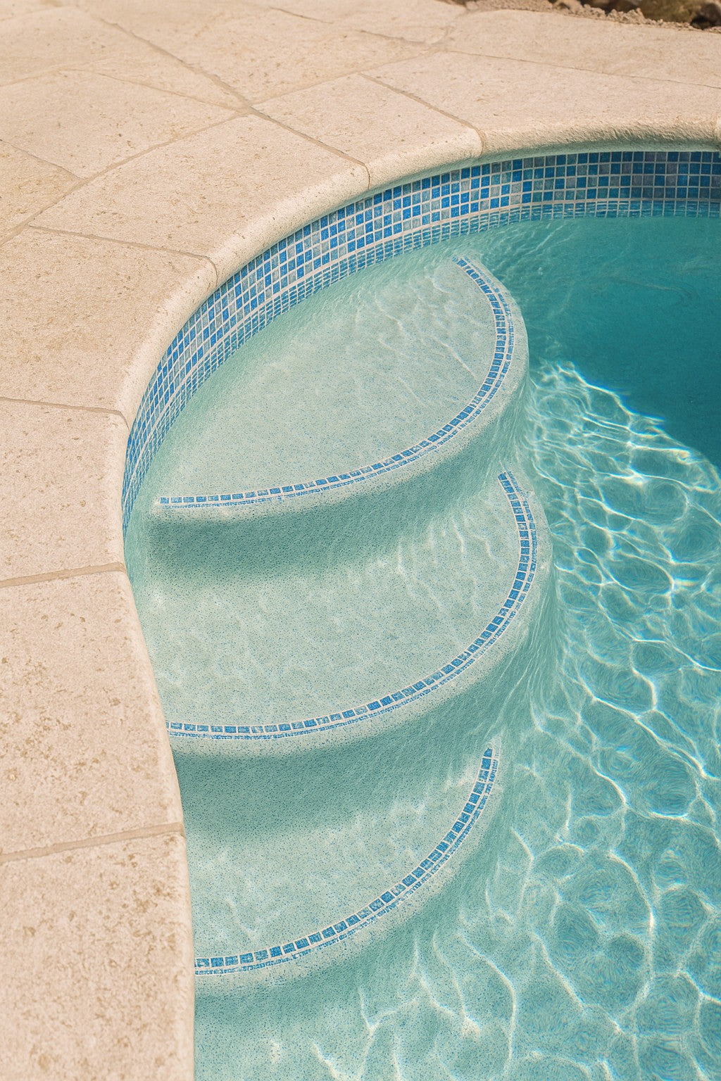 Echo Fusion Pacific Blue 20x20 Mosaic