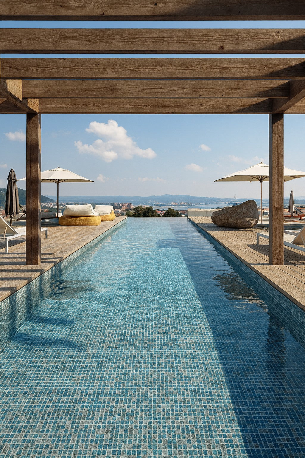 Echo Fusion Ice Blue 20x20 Mosaic