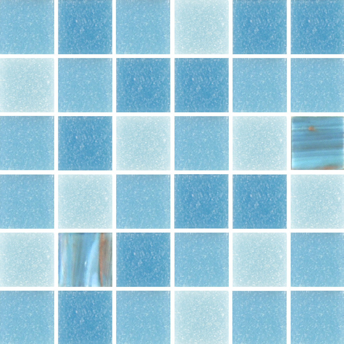 Echo Gemstone Sky Blue 20x20 Mosaic