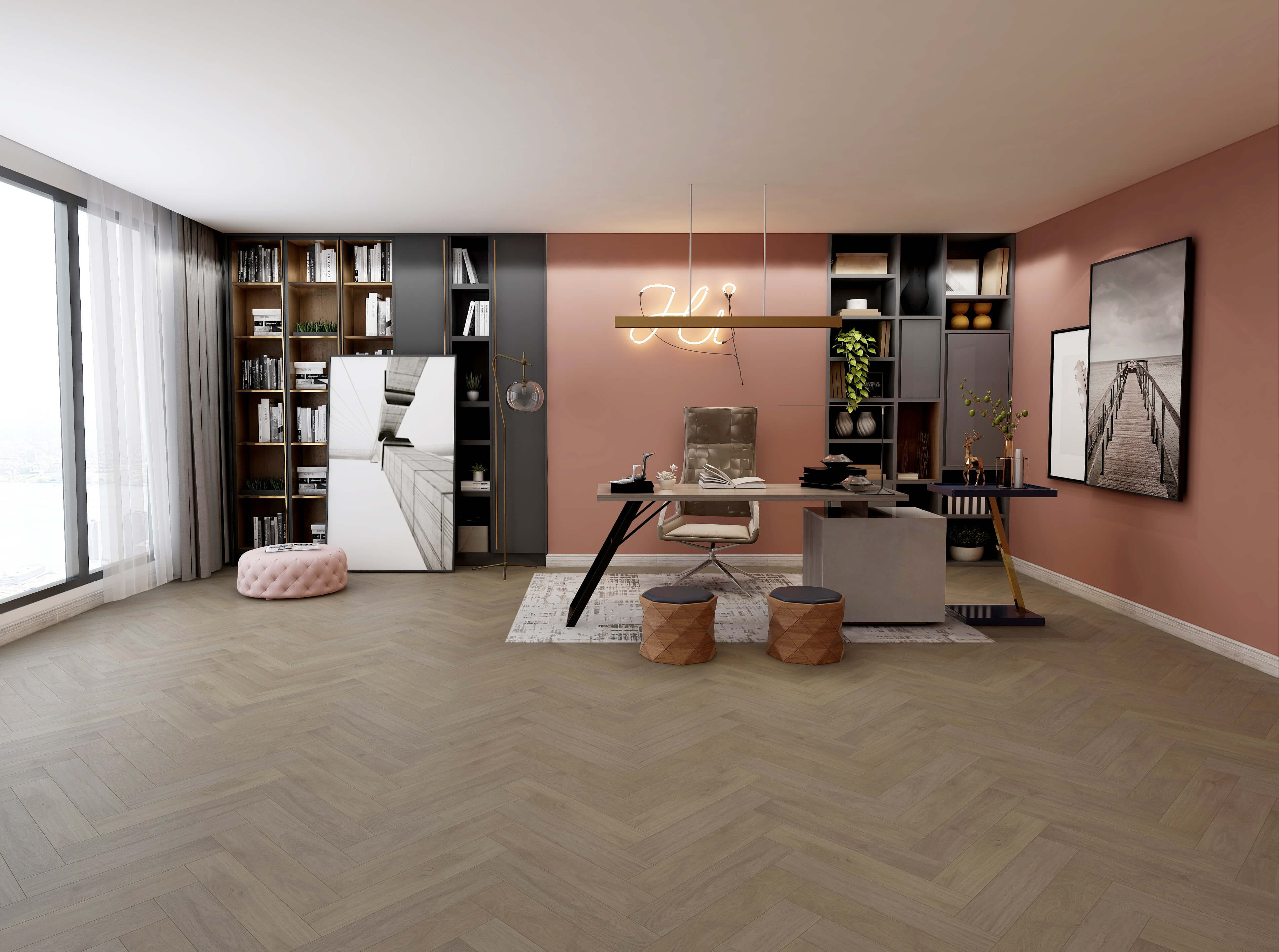 Royal Manor European Oak Engineered Flooring (Pearl White)