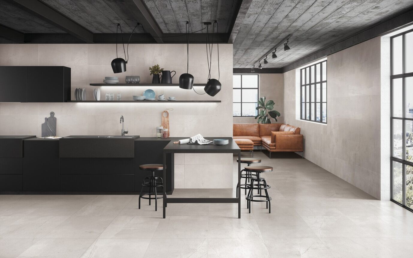 Isernia Matte Silver Marble-Look Tile 300x300