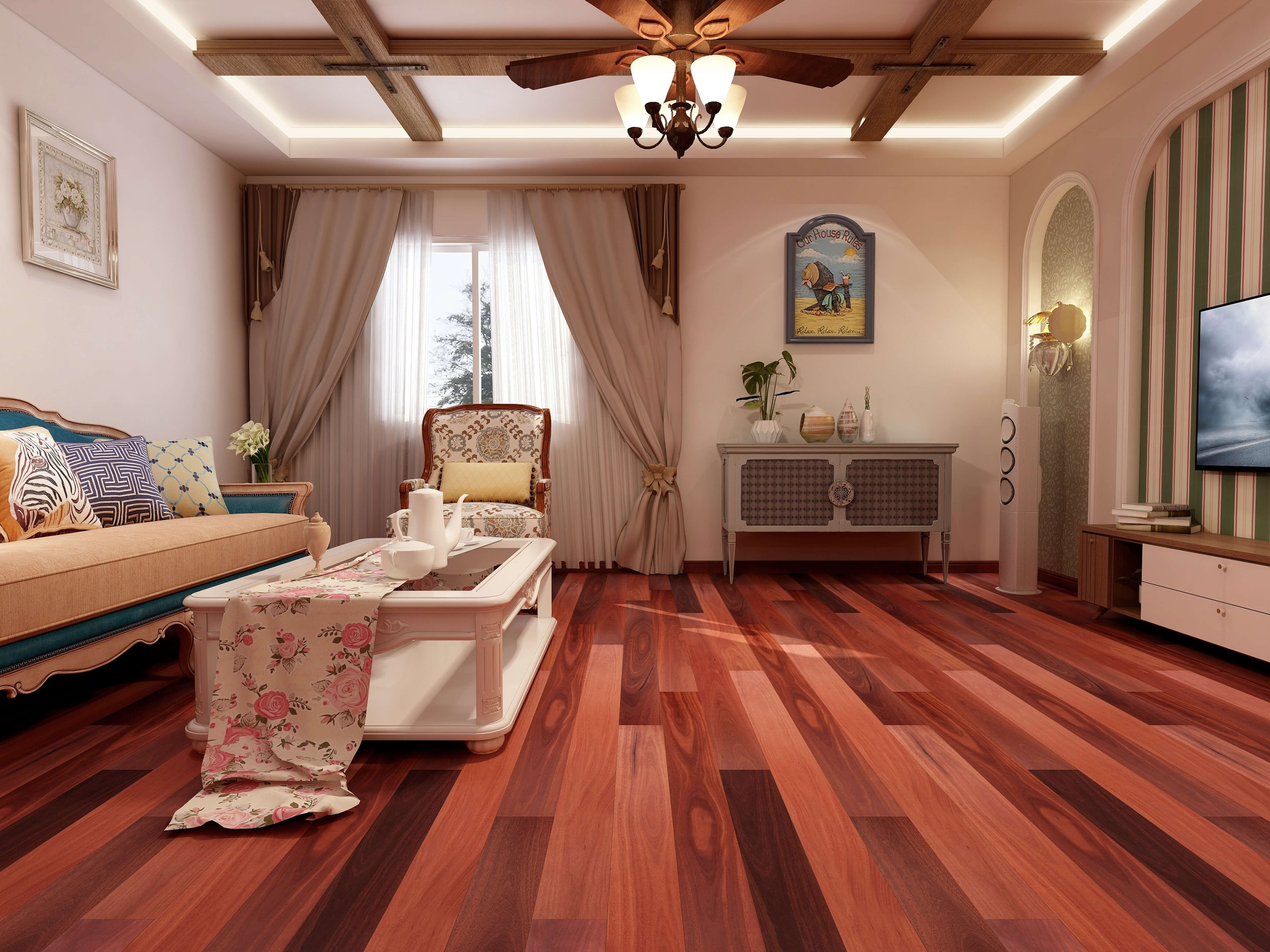 Timber Land Engineered Flooring (Jarrah)