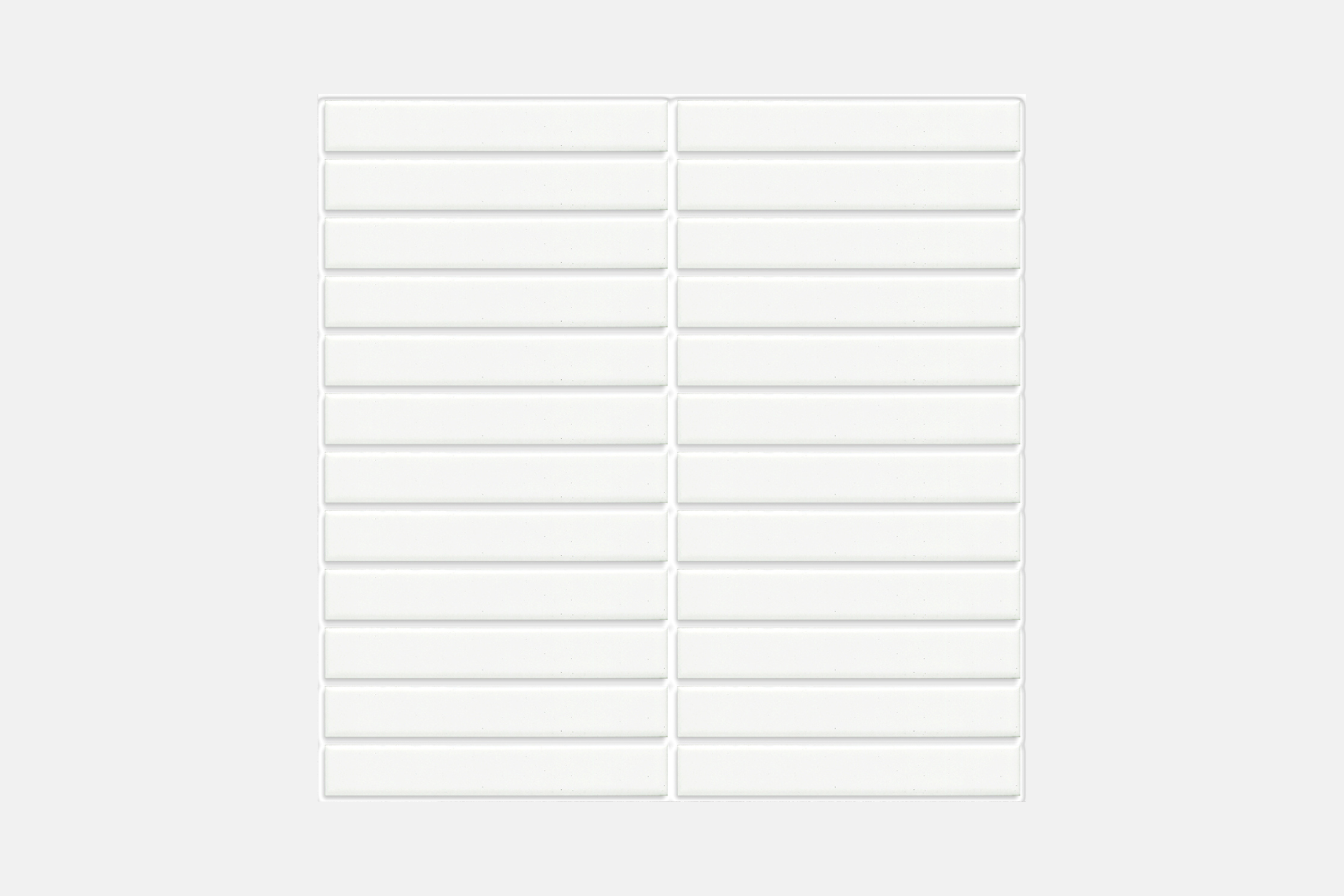 Kit Kat White Gloss Mosaic 22.5x146.5