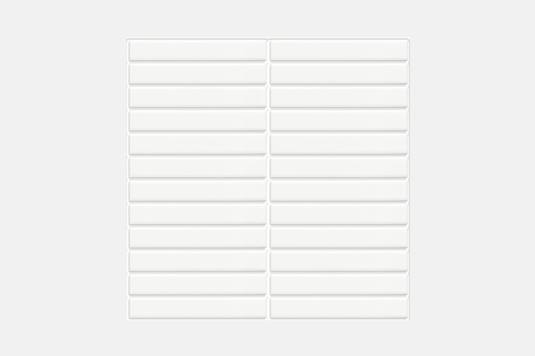 Kit Kat White Satin Mosaic 22.5x146.5