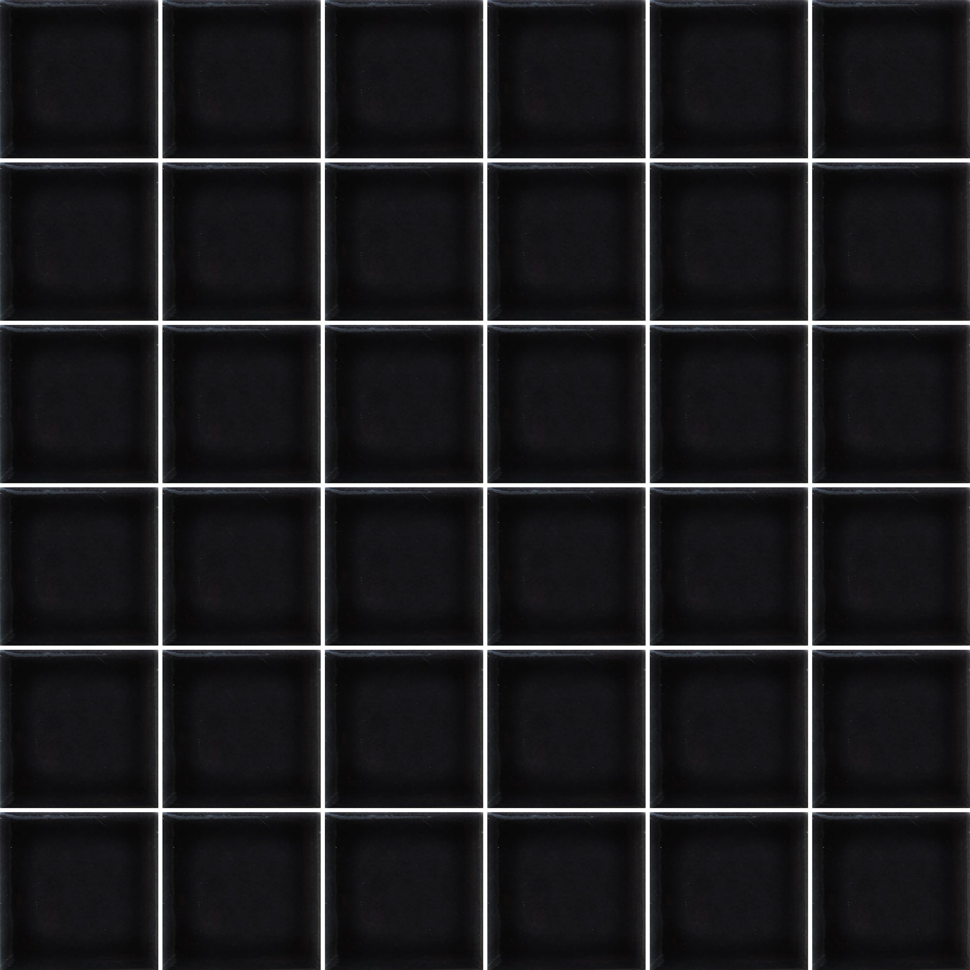 Maris Black 47x47 Mosaic