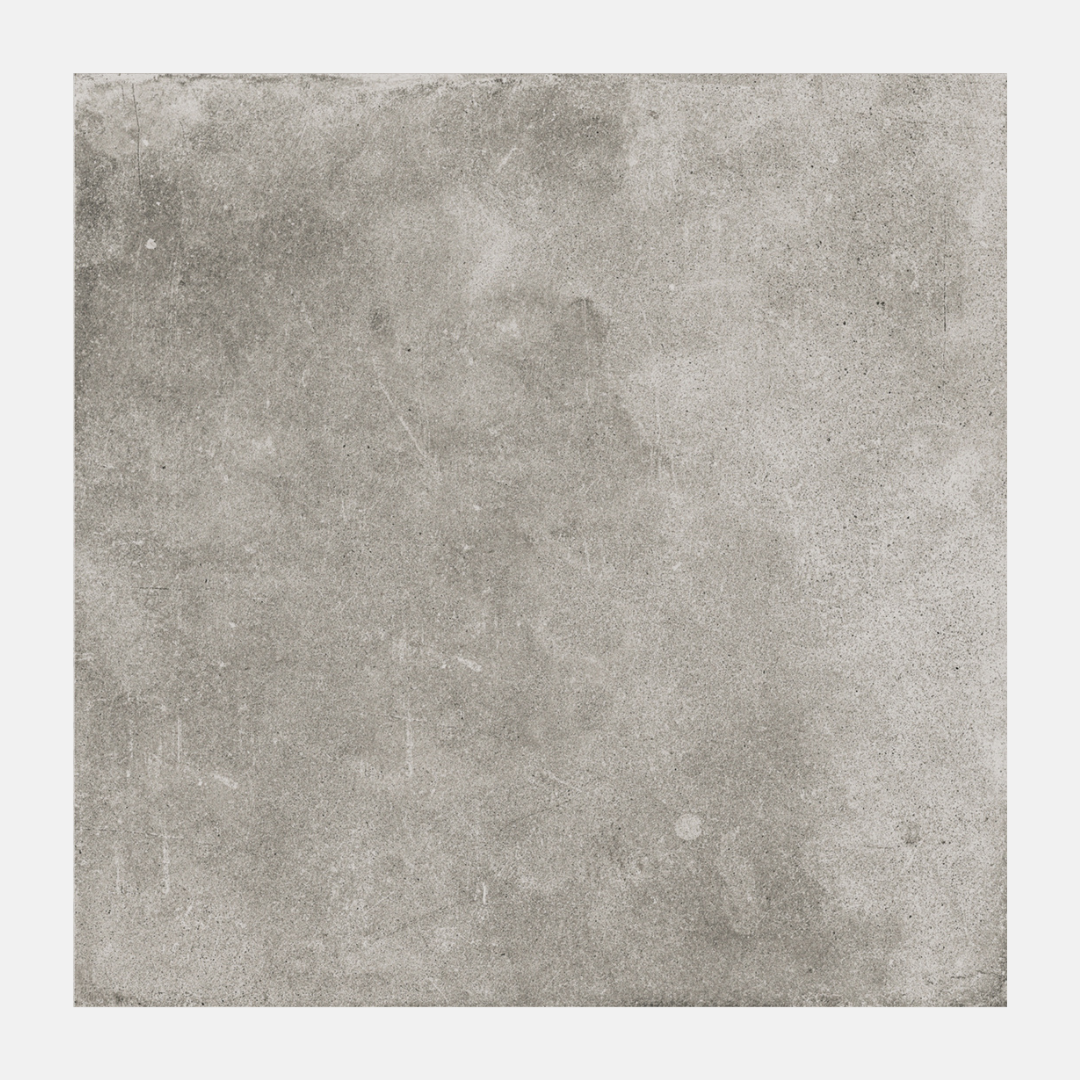 Olvera Matte Light Grey Cement Look Tile 600x600