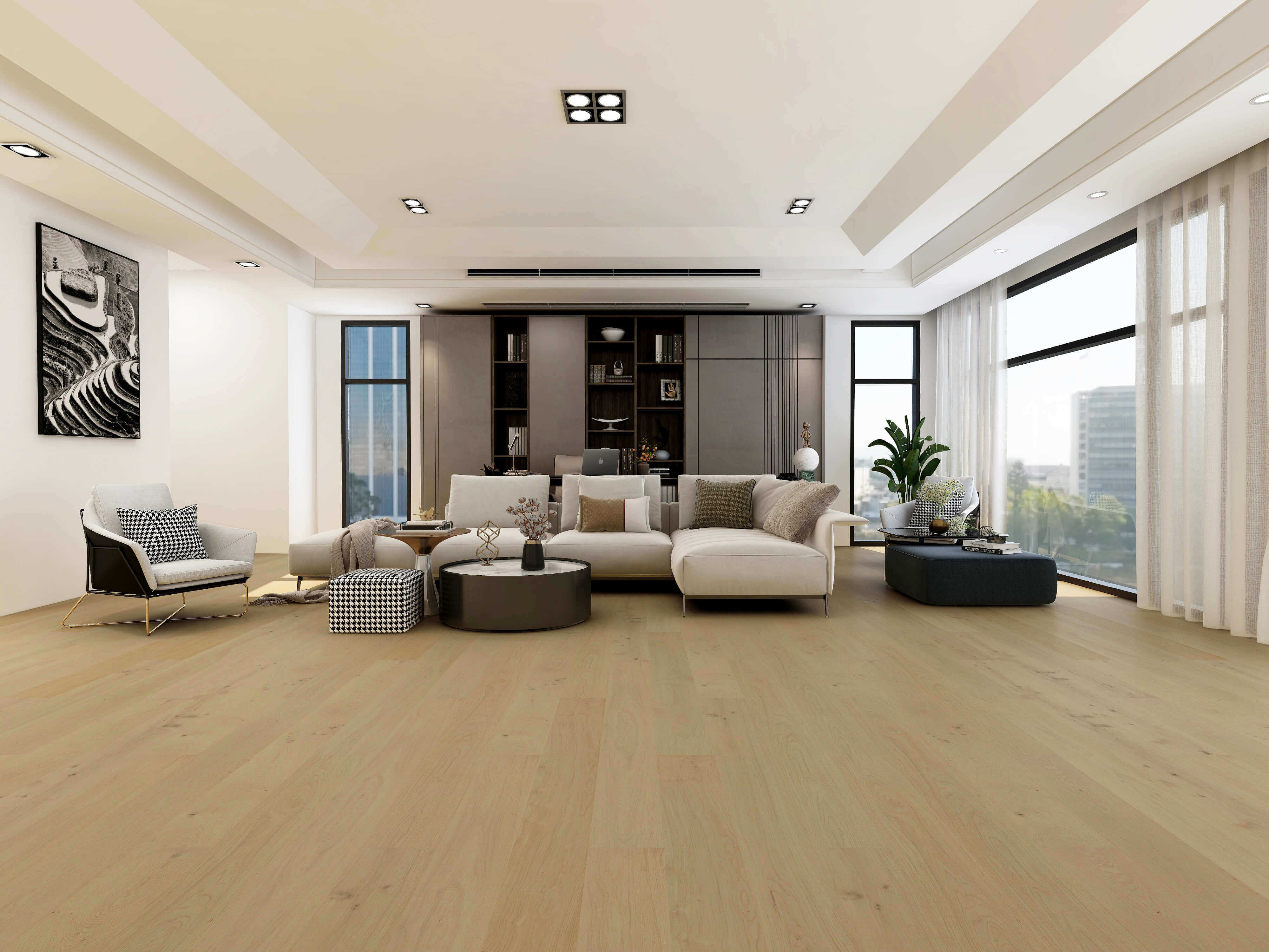 Heritage European Oak Engineered Flooring (Pearl White)