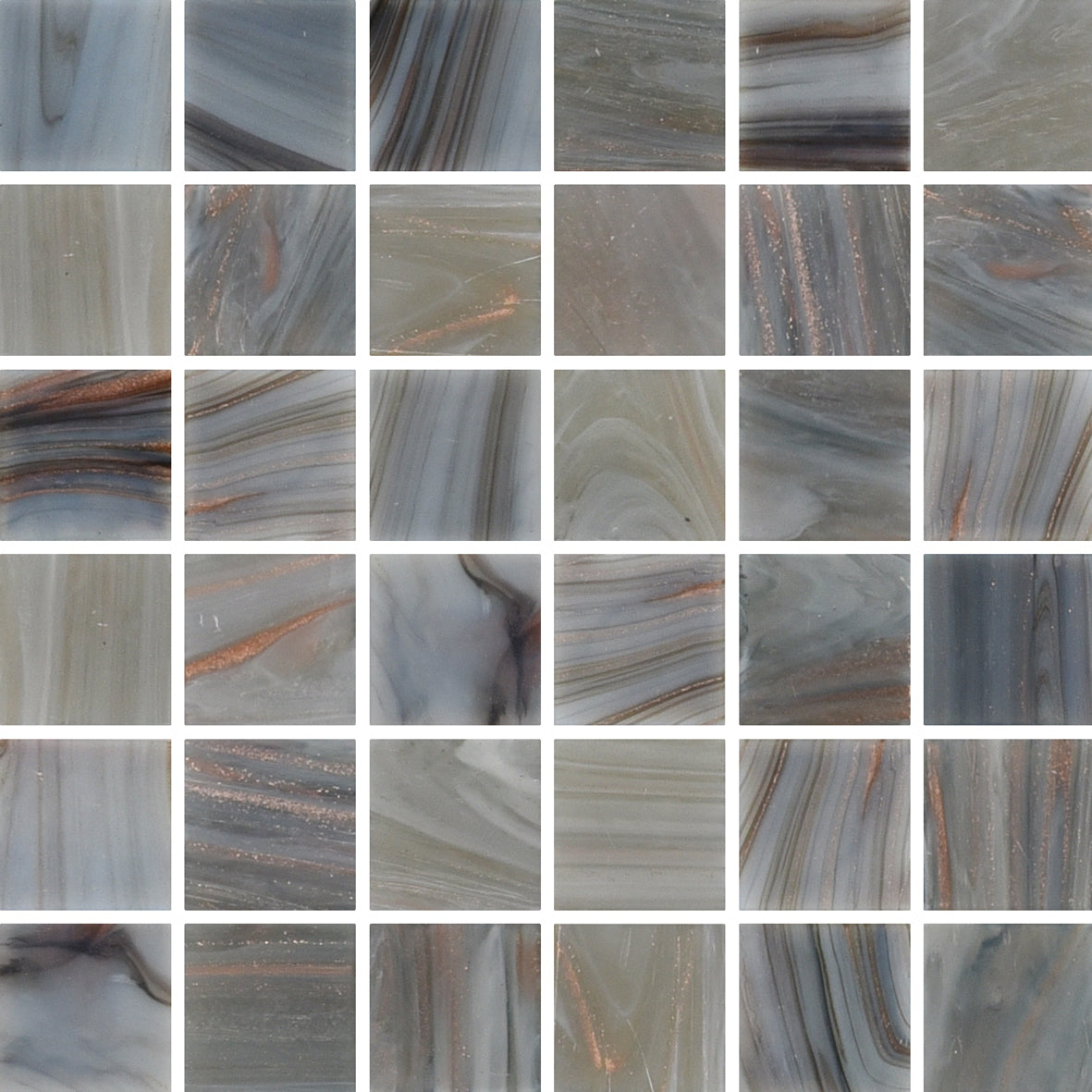 Echo Pearl Pewter 20x20 Mosaic