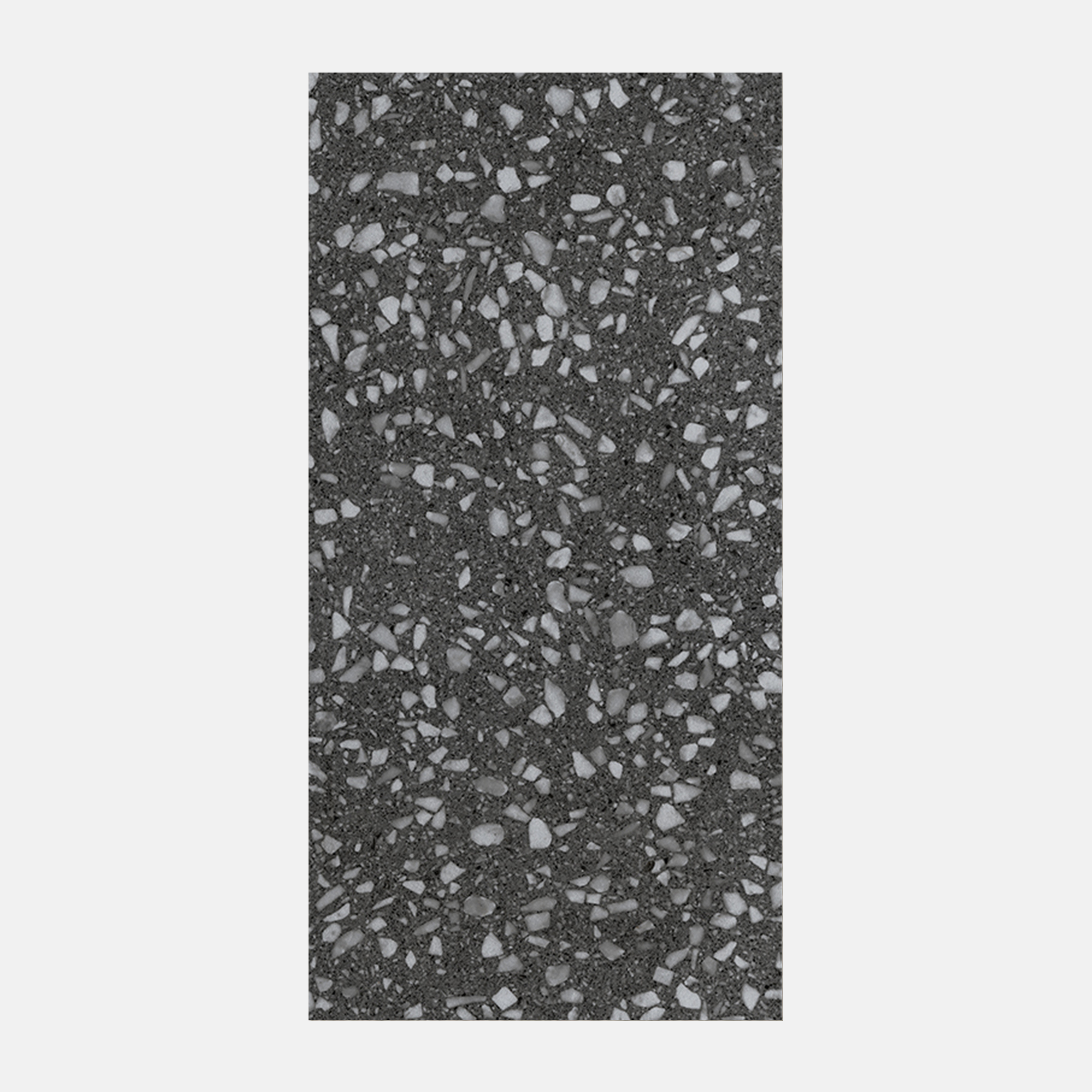 Porto Matte Charcoal Terrazzo Look Tile 300x600